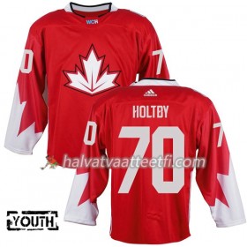 Kanada Pelipaita Braden Holtby 70 Jääkiekon maailmancupin 2016 Lasten Punainen Paita